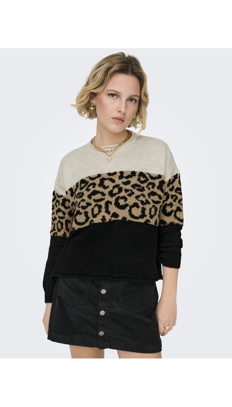 Pull Léopard Moonbeam ONLJADE ONLY - 5 | TOPS